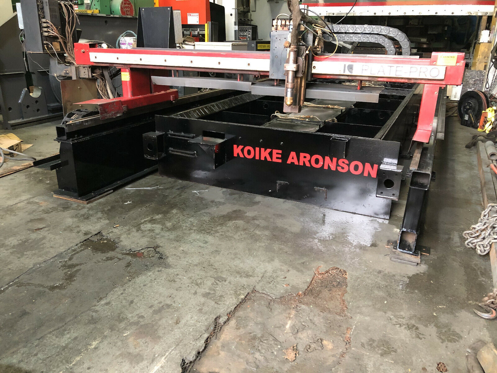 Koike Aronson Pro 2000 Plasma Cutting System Year 2002 Uk 0335